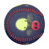 かわいい稲妻の虫ホタル漫画イラストレーション 野球ボール (正面左)