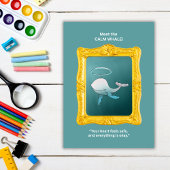 かわいい穏やかなクジラ | SELツール子供へ | 感情カード