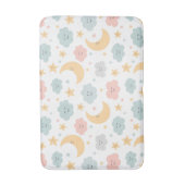 かわいい空のパターン バスマット (正面縦)