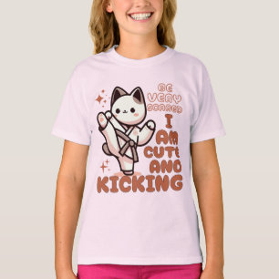かわいい空手猫 Tシャツ