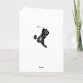 かわいい空白の内側カード カード (裏面)