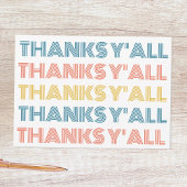 かわいい空白の感謝をありがとうございます　グリーティングカード カード