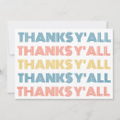 かわいい空白の感謝をありがとうございます　グリーティングカード カード (正面)