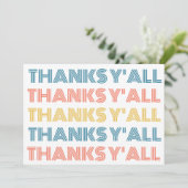 かわいい空白の感謝をありがとうございます　グリーティングカード カード (スタンド正面)