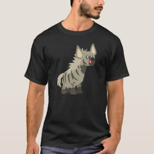 かわいい空腹の漫画ストライプのハイナTシャツ Tシャツ