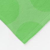 かわいい空腹タスマニア悪魔の漫画イラストレーション フリースブランケット (角)