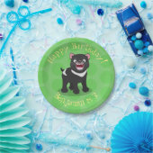 かわいい空腹タスマニア悪魔の漫画イラストレーション ペーパープレート (パーティー)