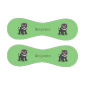 かわいい空腹タスマニア悪魔の漫画イラストレーション 野球ボール (パネル)