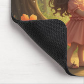 かわいい童話の女の子のマウス マウスパッド (コーナー)