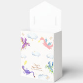 かわいい童話魔法ドラゴンベビーシャワー フェイバーボックス (見開き)