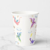 かわいい童話魔法ドラゴンベビーシャワー 紙コップ (右)