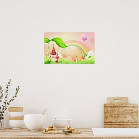 かわいい童話 ポスター (キッチン)