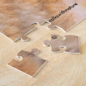 かわいい笑いポメラニア犬犬 ジグソーパズル (側面)