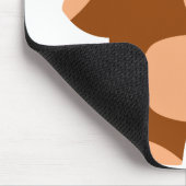 かわいい笑いマンガのクマの口 マウスパッド (コーナー)