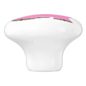 かわいい笑いマンガ豚 セラミックノブ (側面)