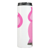 かわいい笑いマンガ豚 タンブラー (裏面)