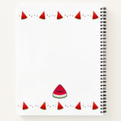 かわいい笑顔かわいいスイカ ノートブック (裏面)