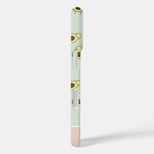 かわいい笑顔のかわいいアボカドのパタパーソナライズされたーン Case-Mate iPhoneケース (裏面 / 右)