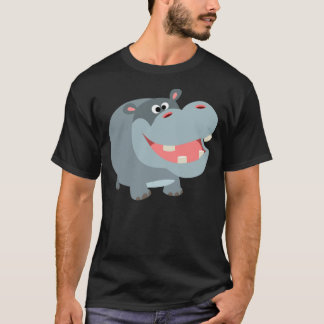 かわいい笑顔のカバTシャツ Tシャツ