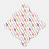 かわいい笑顔のキャンディーギフトボックス フェイバーボックス (折り畳みなし)