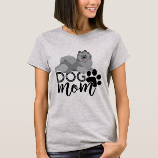 かわいい笑顔のケシャンド犬の母グラフィック Tシャツ