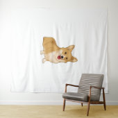 かわいい笑顔のコルギ タペストリー (インサイチュ(横))