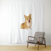 かわいい笑顔のコルギ タペストリー (インサイチュ)