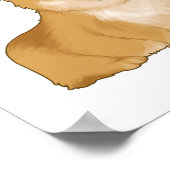 かわいい笑顔のコルギ ポスター (角)