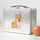 かわいい笑顔のコルギ メタルランチボックス (インサイチュ)