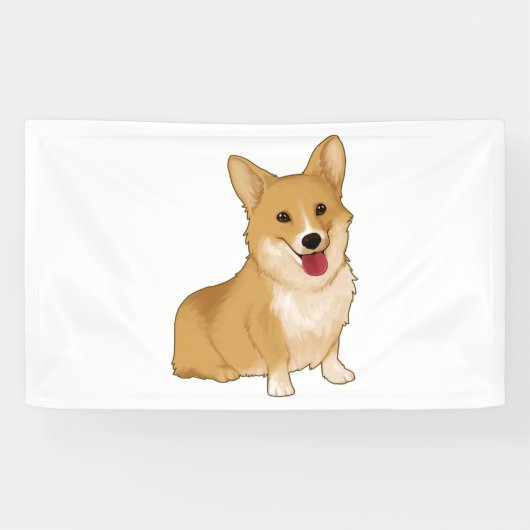 かわいい笑顔のコルギ 横断幕 (横)