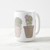 かわいい笑顔のサボトリオ着用ジュエリー コーヒーマグカップ (正面右)