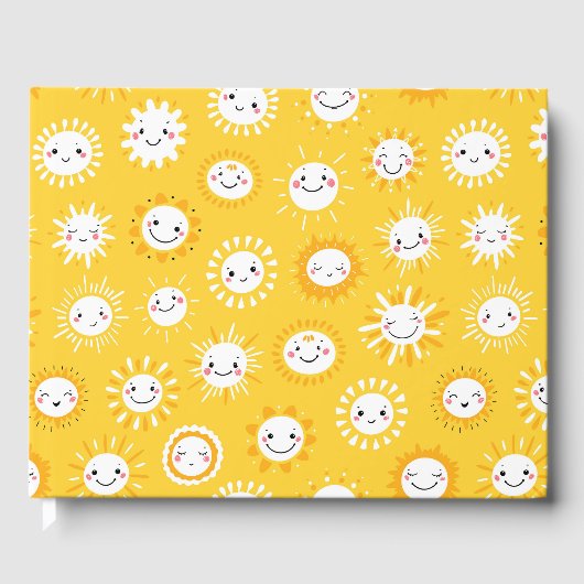 かわいい笑顔のサンカートゥーンアート ゲストブック (正面)