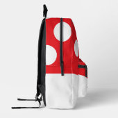 かわいい笑顔のトアドスパーソナライズされたト プリントバックパック (左)