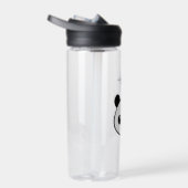 かわいい笑顔のパンダパーソナライズされたウォーターボトル ウォーターボトル (右面)