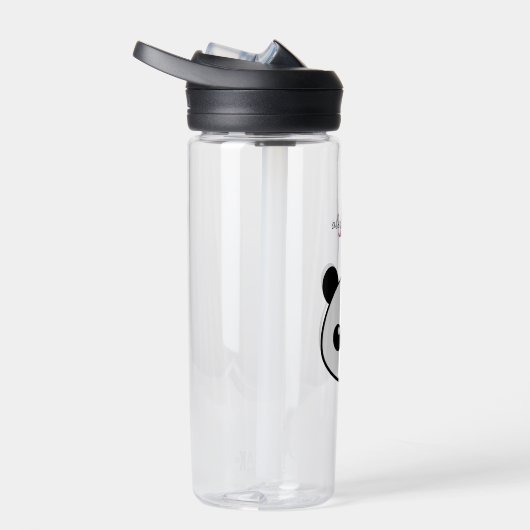 かわいい笑顔のパンダパーソナライズされたウォーターボトル ウォーターボトル (右面)