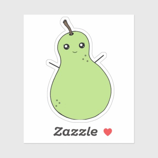 かわいい笑顔のフルーツシール シール (シート)