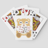 かわいい笑顔のベビークマ トランプ (裏面)