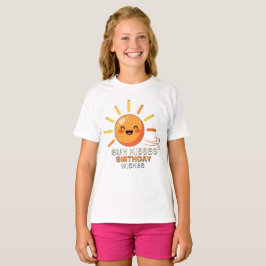 かわいい笑顔の太陽のバースデーギフト トドラー Tシャツ