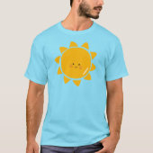 かわいい笑顔の太陽 Tシャツ (正面)