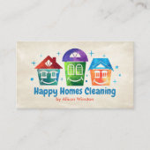 かわいい笑顔の家づくりサービス 名刺 (正面)