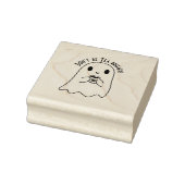 かわいい笑顔の幽霊日本の&茶漢字 ラバースタンプ (スタンプ)