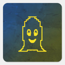 かわいい笑顔の幽霊