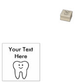 かわいい笑顔の歯ゴムスタンプ ラバースタンプ (押印)