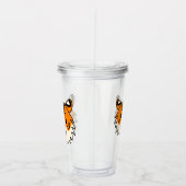 かわいい笑顔の漫画タイガー アクリルタンブラー (右)