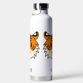 かわいい笑顔の漫画タイガー ウォーターボトル (右面)