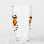 かわいい笑顔の漫画タイガー タンブラーグラス (右)