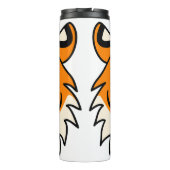 かわいい笑顔の漫画タイガー タンブラー (裏面)