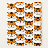 かわいい笑顔の漫画タイガー プランナー手帳 (裏面)