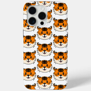 かわいい笑顔の漫画タイガー iPhone 15 PRO MAXケース
