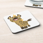 かわいい笑顔の漫画ハイナコースターセット コースター (左側)